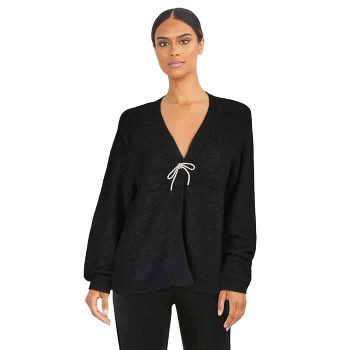 lily morgan Women’s Bow Cardigan