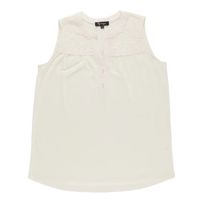 lily morgan Women’s Exotic Solid Eyelet Cami