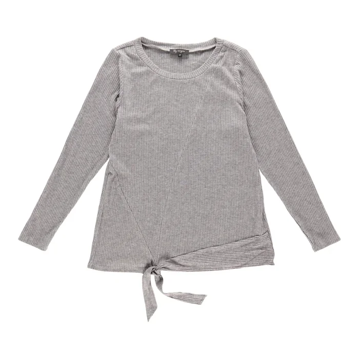 lily morgan Women’s Tie-Front Shimmer Top