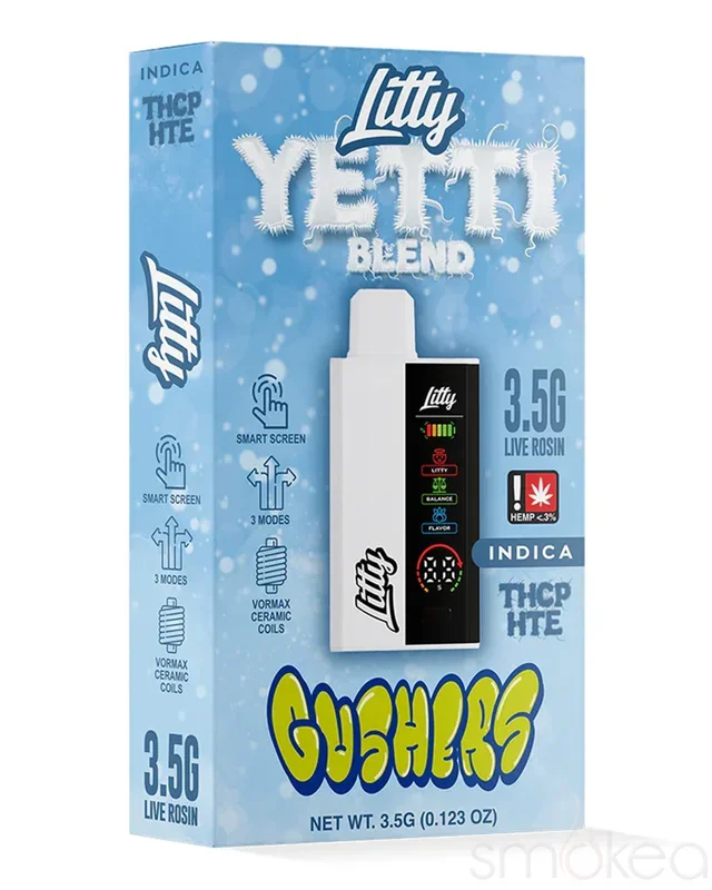 Litty 3.5g THCP Yetti Blend Vape – Gushers
