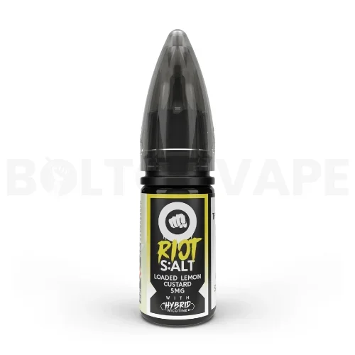 Loaded Lemon Custard Hybrid 10ml Nic Salt E-Liquid by Riot Squad