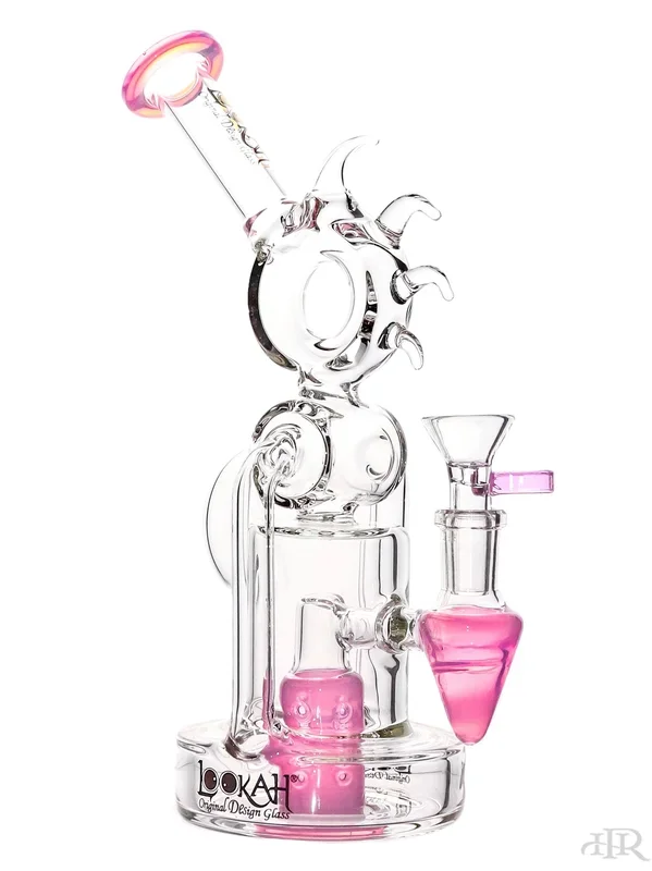 Lookah Glass – Spiked Donut Recycler (8.5 “)