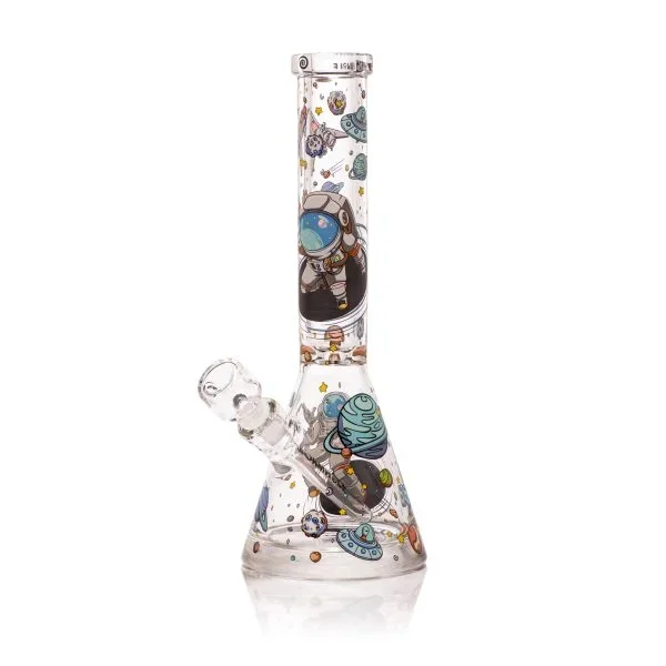 Lost in Space 14″ Clear Beaker Bong