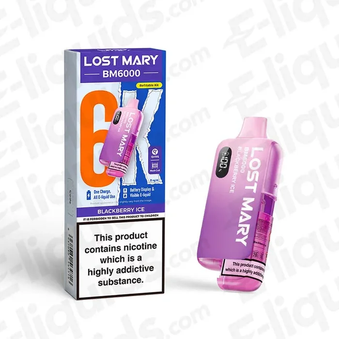 Lost Mary BM6000 Blackberry Ice Prefilled Pod Kit