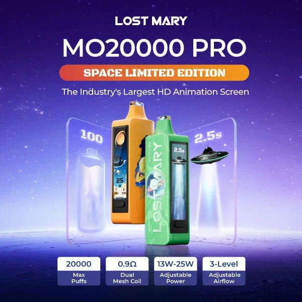 Lost Mary MO20K MO20000 Pro “SPACE LIMITED EDITION ” Disposable Device – 20000 Puffs