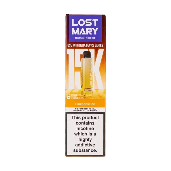 Lost Mary Pineapple Ice Nera 15k Prefilled Pod with Refill