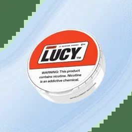 LUCY Nicotine Pouches | 15 Count Can | Cinnamon 4mg