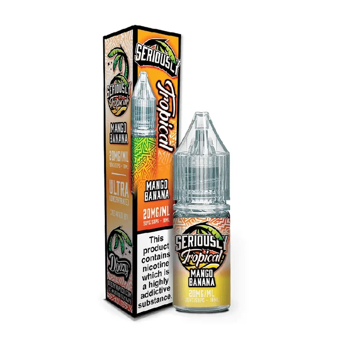 Mango Banana Seriously Tropical Nic Salt E-Liquid by Doozy Vape