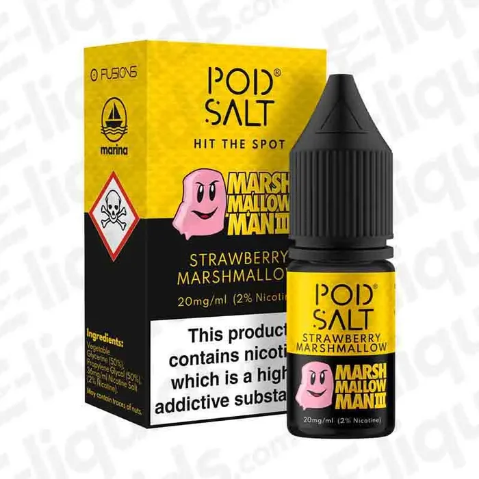 Marshmallow Man 3 Fusion Nic Salt Vape Juice by Pod Salt