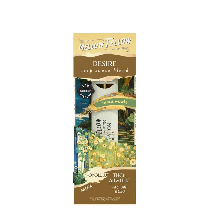 Maui Wowie – Mellow Fellow Honolulu Desire Terp Sauce Disposable 2G