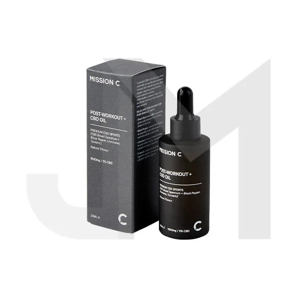 Mission C Post-Workout + 1500mg CBD Oil – 30ml