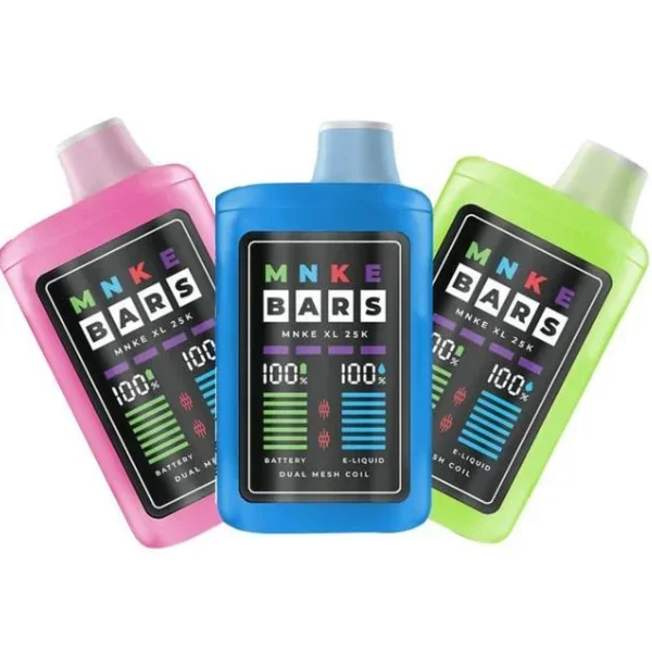 MNKE Bars XL 25000 Puffs Disposable Vape 18mL