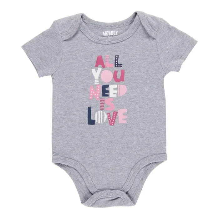 MONKEY BARS Infant Girls’ Attitude Onesie