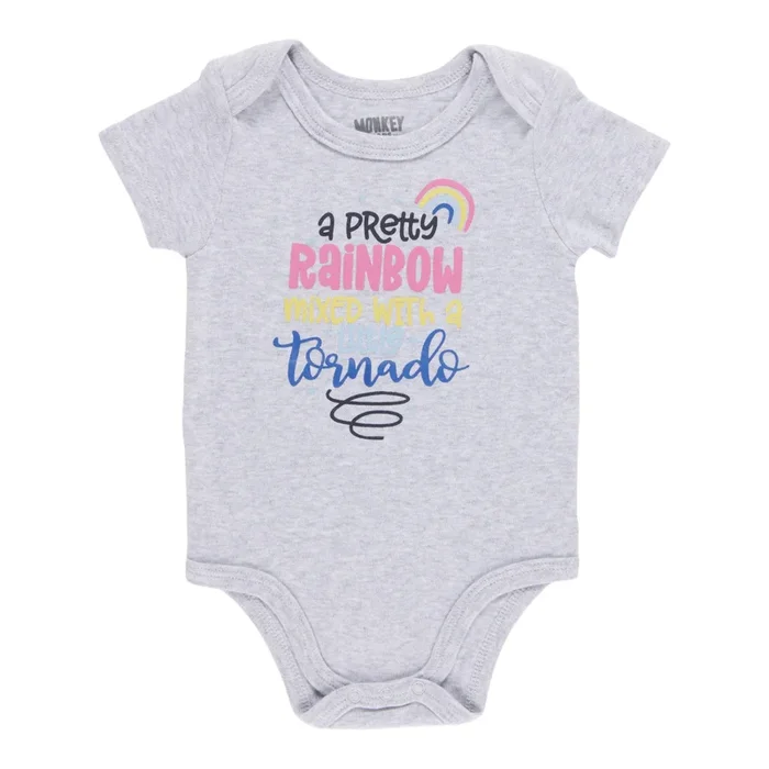 MONKEY BARS Infant Girls’ Recess Onesie with Graphic Print