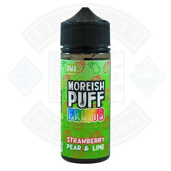 Moreish Fruits – Strawberry, Pear & Lime 100ml 0mg shortfill