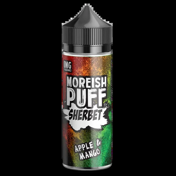 Moreish Puff Sherbet Apple & Mango 0mg 100ml Shortfill E-Liquid