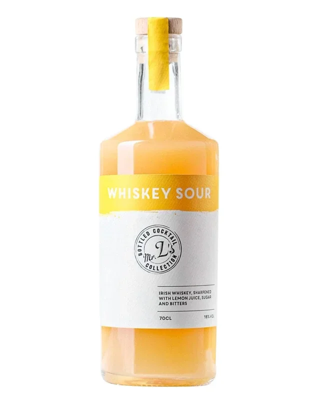 Mr L’s Whiskey Sour Ready To Drink Cocktail, 70 cl