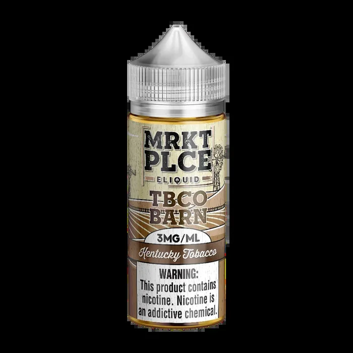 MRKTPLCE – “TBCO BARN” Kentucky Tobacco – 100ML E-Liquid