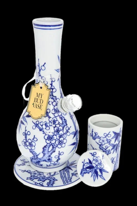 My Bud Vase “Luck ” Porcelain Vase Bong