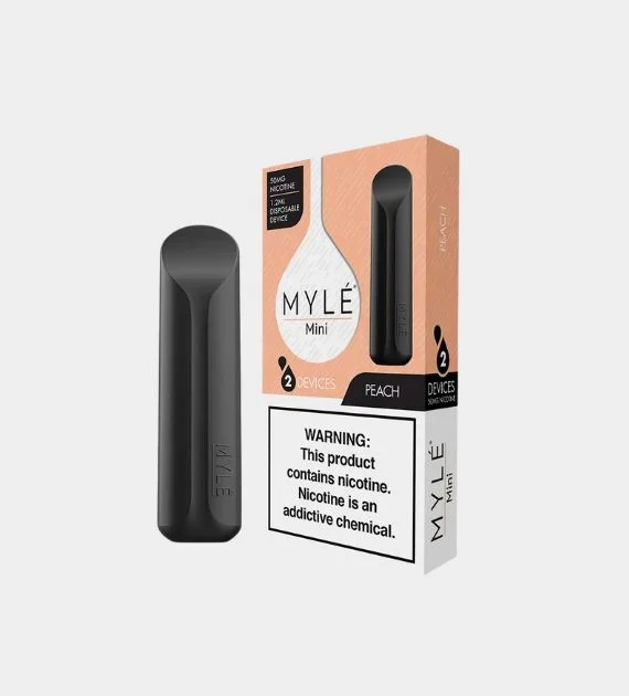 MYLÉ Mini – Peach Disposable Device – 10 Count Box