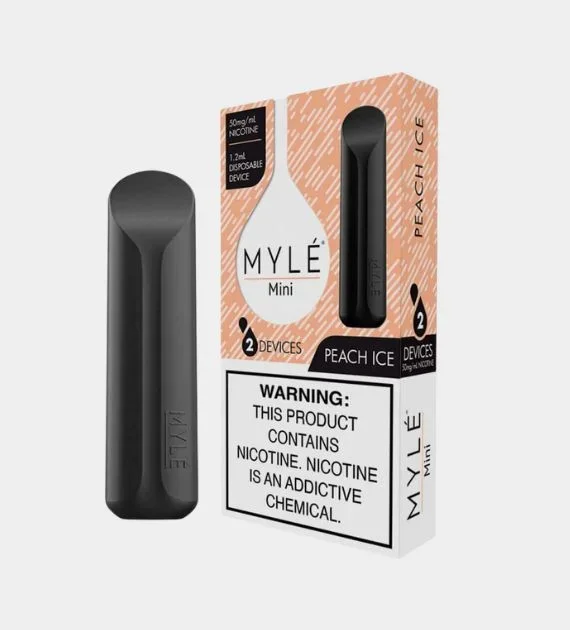 MYLÉ Mini – Peach Ice Disposable Device – 10 Count Box