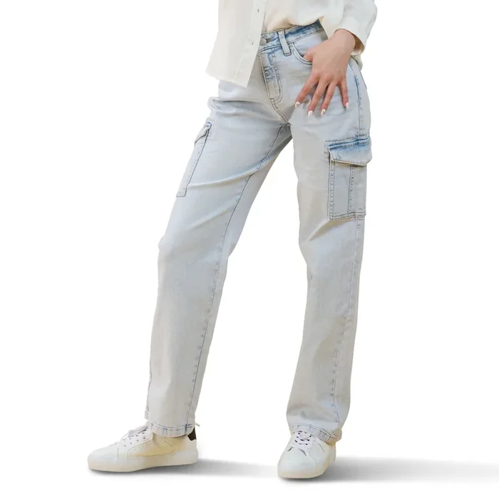 mySTYLE Women’s Denim Cargo Pants