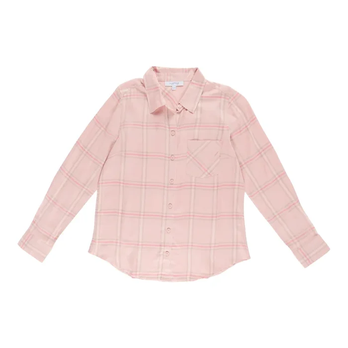 mySTYLE Women’s Plaid Twill Shirt