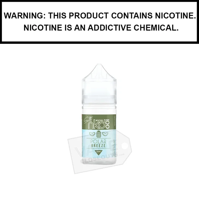 Naked 100 Menthol | Polar Breeze – Salt Nic eJuice (30ml)