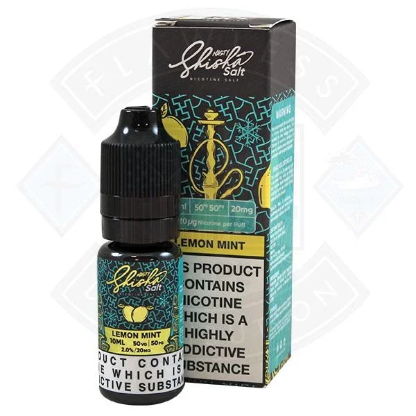 Nasty Juice Nasty Salt Shisha Lemon Mint 20mg 10ml e-liquid
