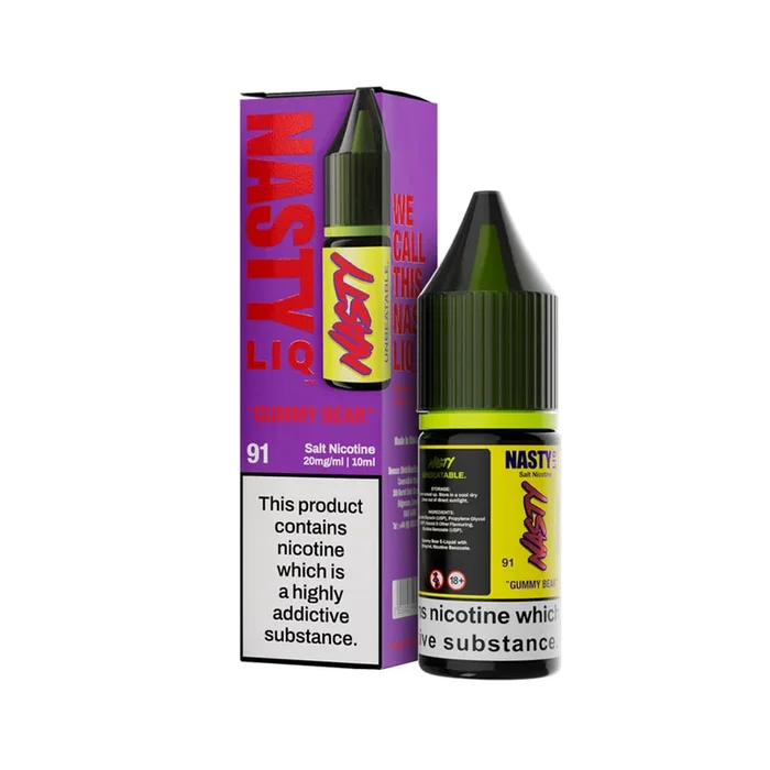 Nasty Liq Gummy Bear 10ml Nic Salt