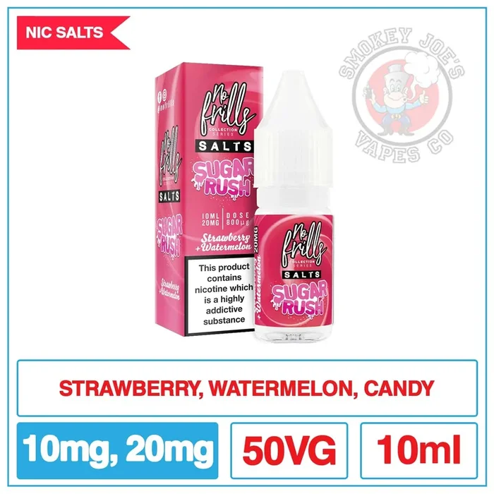 No Frills Salts – Sugar Rush – Strawberry Watermelon