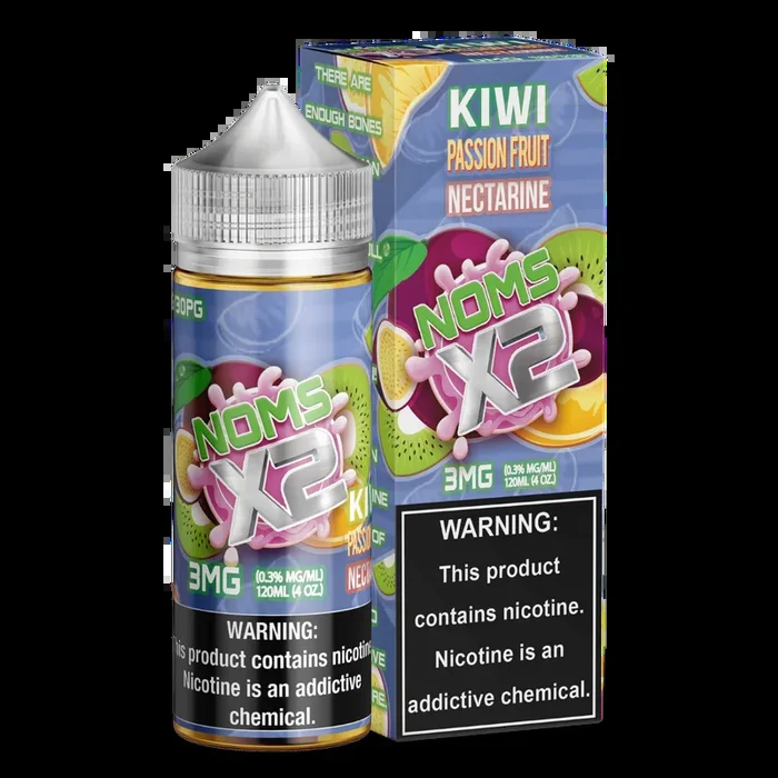 Noms X2 120mL – Kiwi Passion Fruit Nectarine –