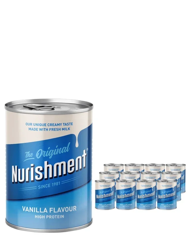 Nurishment Original Vanilla Milk Drink Multipack, 12 x 400 g