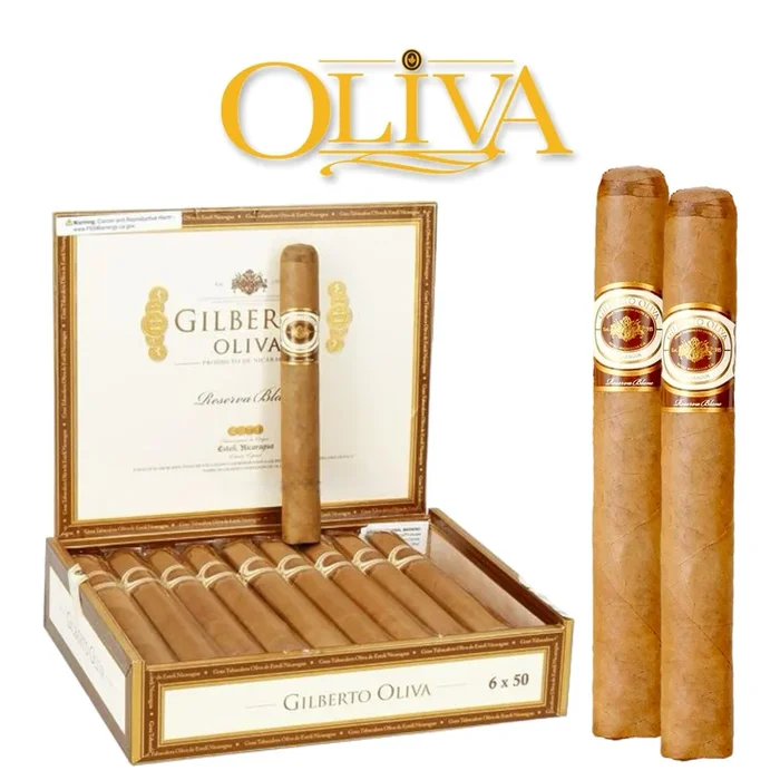 Oliva Gilberto Blanc 6×50-20ct