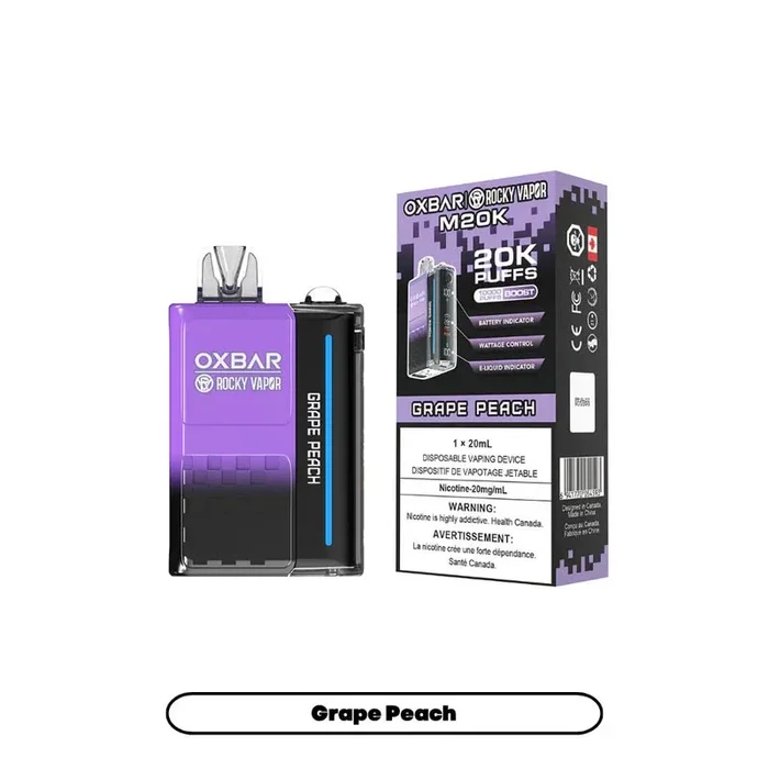 OXBAR M20K Disposable – Grape Peach (ON)