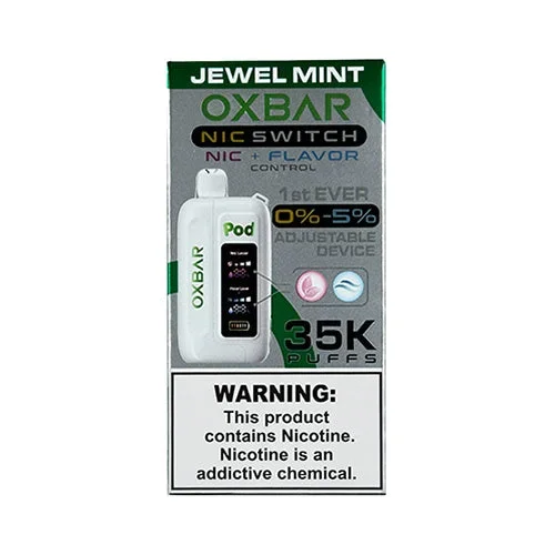 OXBAR Nic + Flavor Control 35K – Jewel Mint
