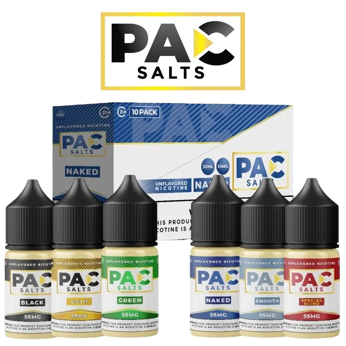 PAC Salts Unflavored Salt Nicotine 55mg – 30ml