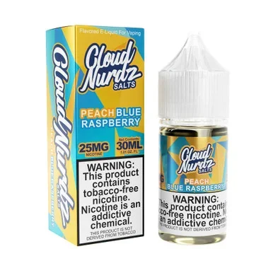 Peach Blue Raspberry Cloud Nurdz TFN Salts 30mL