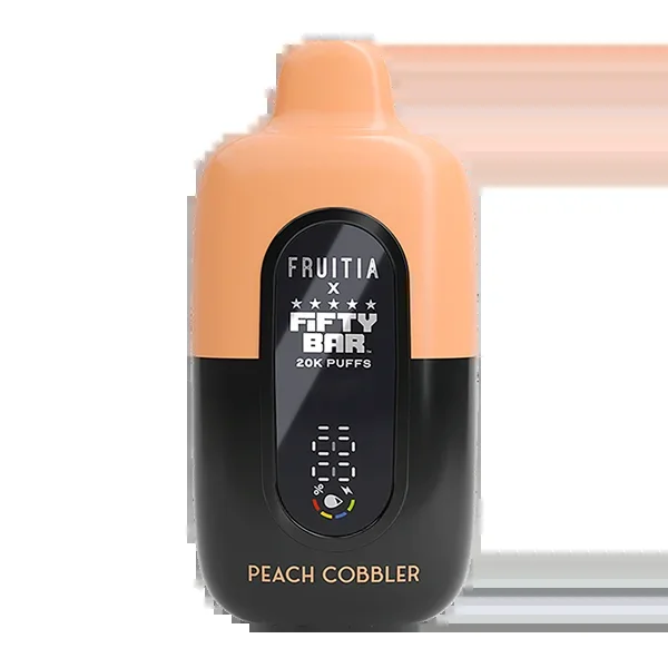 Peach Cobbler FRUITIA X Fifty Bar 20K