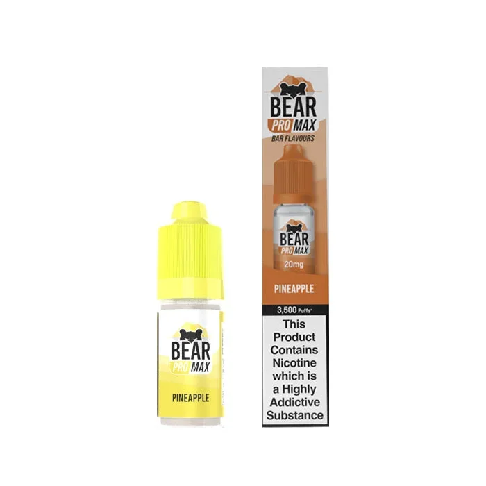 Pineapple 10ml Nic Salt E-Liquid by Bear Pro Max 3500