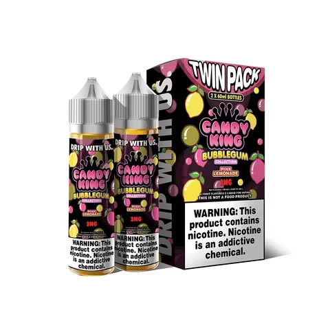 Pink Lemonade by Candy King Bubblegum Collection – Twin Pack – 2x 60mL