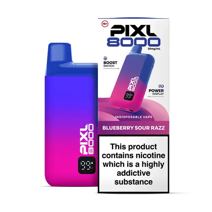 Pixl 8000 Prefilled Pod Kit Blueberry Sour Razz