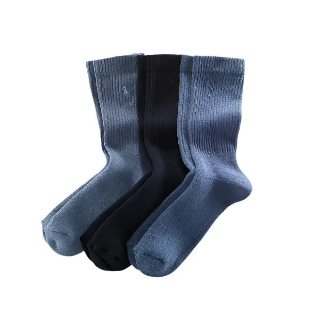Polo Ralph Lauren Navy Socks 3’s Box ZP899812BXC