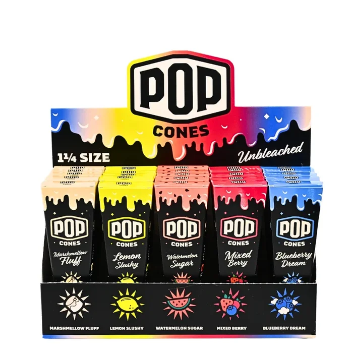 Pop 1 1/4 Pre-rolled Cones – 4 Flavors Available