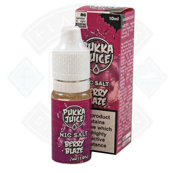Pukka Juice – Nic Salt Berry Blaze 10ml 10mg E-liquid