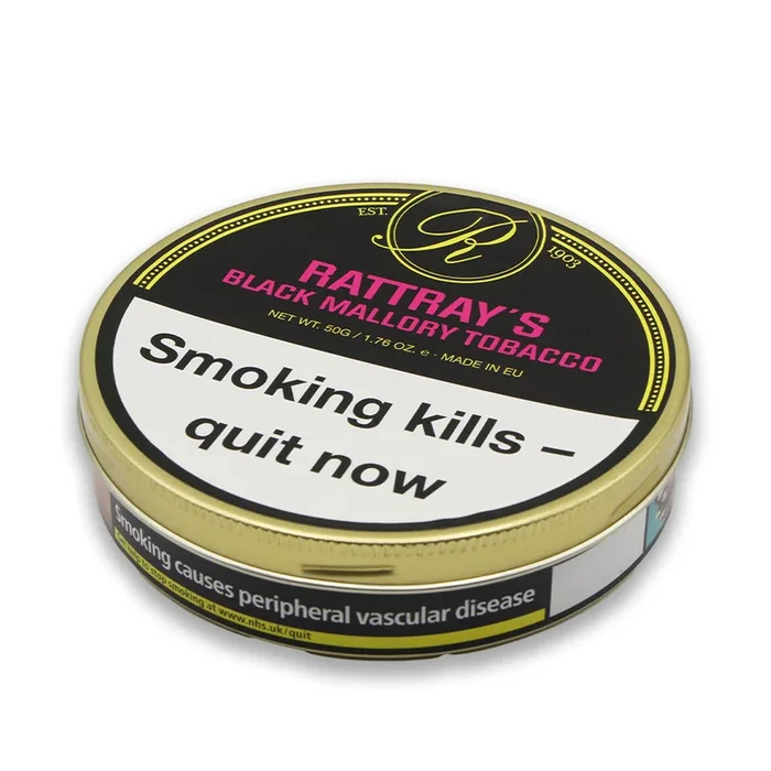 Rattray’s BLACK MALLORY Pipe Tobacco 50g Tin