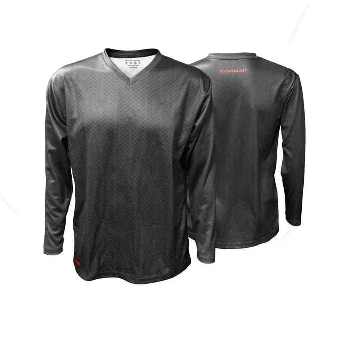 RAW Authentic Status Watermark Long Sleeve Shirt – Various Sizes (1 Count or 3 Count)