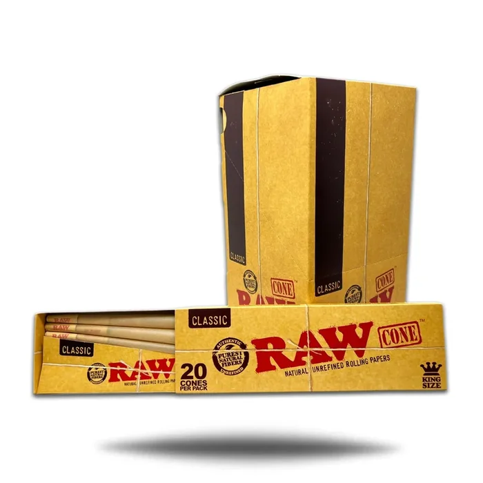 Raw Classic Cones King Size 12pk Box