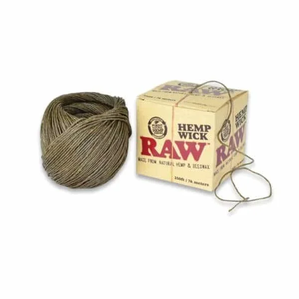 Raw Hemp Wick 250ft Spool