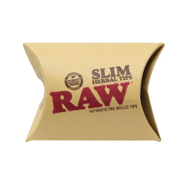 RAW Pre Rolled Slim Herbal Tips (21)
